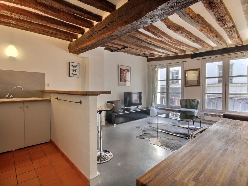 Furnished apartment - 40m² - 1 bedroom - Centre George Pompidou - Paris