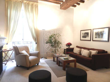 Furnished apartment - 75m² - 2 bedrooms - Saint-Germain - Paris