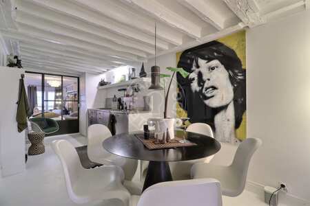 Furnished apartment - 42m² - 1 bedroom - Faubourg Saint-Martin - Paris