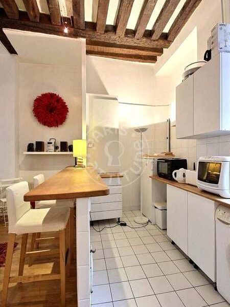 Furnished apartment - 47m² - 1 bedroom - Temple - Paris