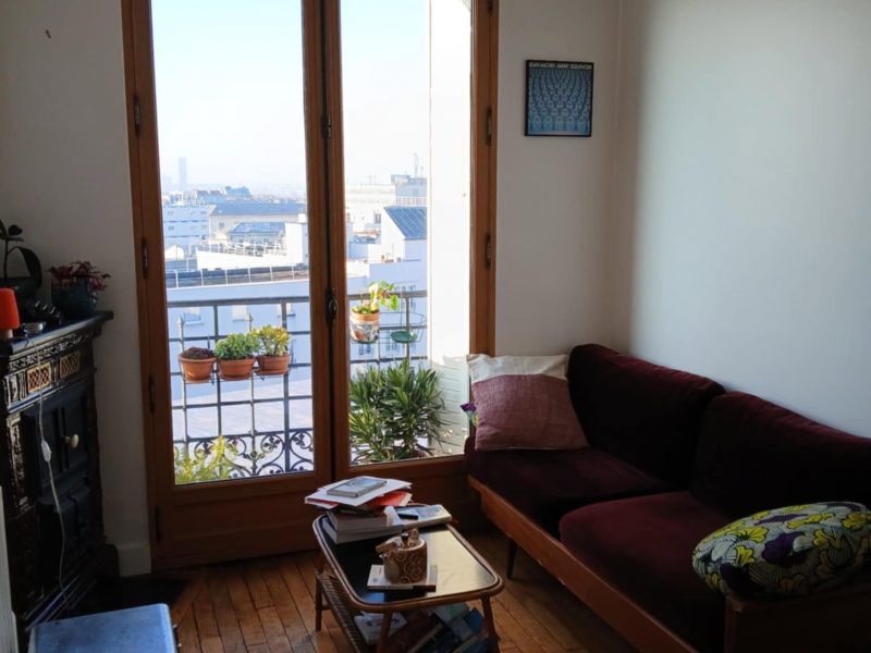 Sous-location appartement Paris 18e – 30 m² calme et lumineux, dates flexibles été 2026